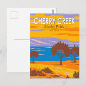 Cherry Creek Staat Park Colorado Vintag Postkarte (Vorne/Hinten)