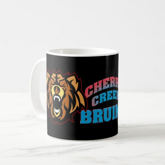 Cherry Creekbruins-Schale Kaffeetasse (Vorderseite Links)