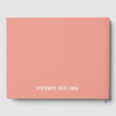 Cherry Creme Geburtstagskuchen Geburtstage Gästebuch (Rückseite)