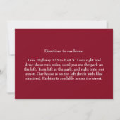 Cherry Crumble Cobbler Nachtisch Ice Picnic Einladung (Rückseite)