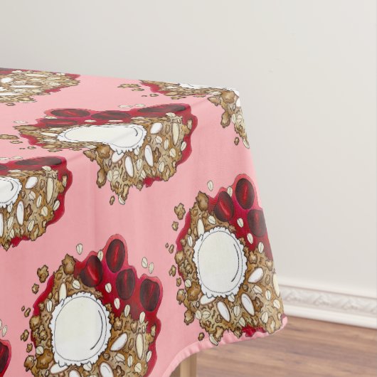 Cherry Crumble Cobbler Nachtisch Ice Picnic Tischdecke (Beispiel)