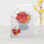 Cherry Crystal Karte (Gelbe Blume)