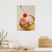 Cherry Cupcake Food Poster (Küche)