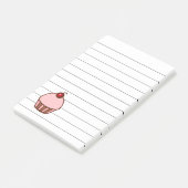 Cherry Cupcake Kitchen Post It Notes Geschenk Post-it Klebezettel (angewinkelt)