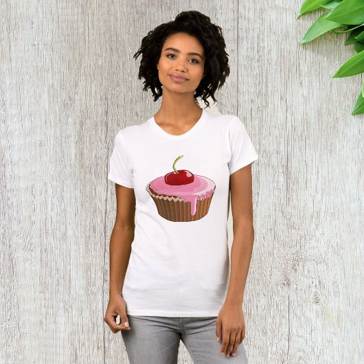 Cherry Cupcake Womens T - Shirt
