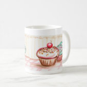 Cherry Cupcakes Tasse (VorderseiteRechts)