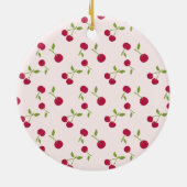 Cherry Custom Teacher Appreciation Gift Christmas Keramik Ornament (Hinten)