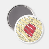 Cherry Danish Viennoiserie Konditorei Koch Bäckere Magnet (Vorderseite/Rückseite)