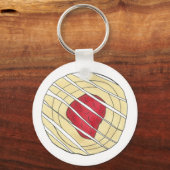 Cherry Danish Viennoiserie Konditorei Koch Bäckere Schlüsselanhänger (Vorderseite)