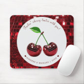 Cherry Delight Valentine's Day Mouse Pad Mousepad (Mit Mouse)