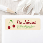 Cherry Design Rücksendeadressen-Aufkleber (Insitu)