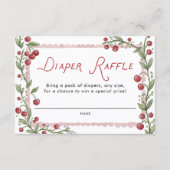 Cherry Diaper Raffle  Begleitkarte (Vorderseite)
