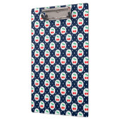 Cherry Dot Pattern - Retro Fruit Gift & Decke Klemmbrett (Links)
