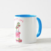 Cherry Drink Coffee Tasse - Benutzerdefinierter Te (VorderseiteRechts)