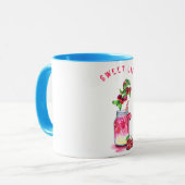 Cherry Drink Coffee Tasse - Benutzerdefinierter Te (Vorderseite Links)