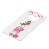 Cherry Drink Flaschenöffner - Benutzerdefinierter  (Vorderseite Schrägansicht)