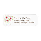 Cherry Farm Address Label (Vorne)