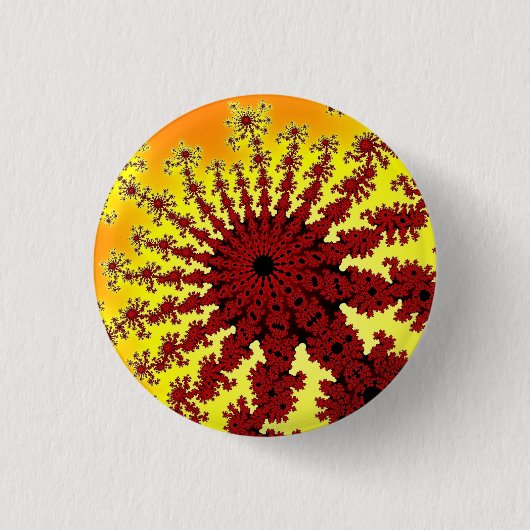 Cherry Firework Burst Button (Vorderseite)