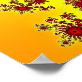 Cherry Firework Burst Poster (Ecke)