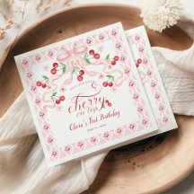 Cherry First Birthday Party