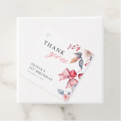 Cherry First Pink Bow Coquette 1. Geburtstag Geschenkanhänger (Beispiel)