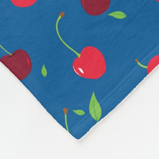 Cherry Fleecedecke (Ecke)
