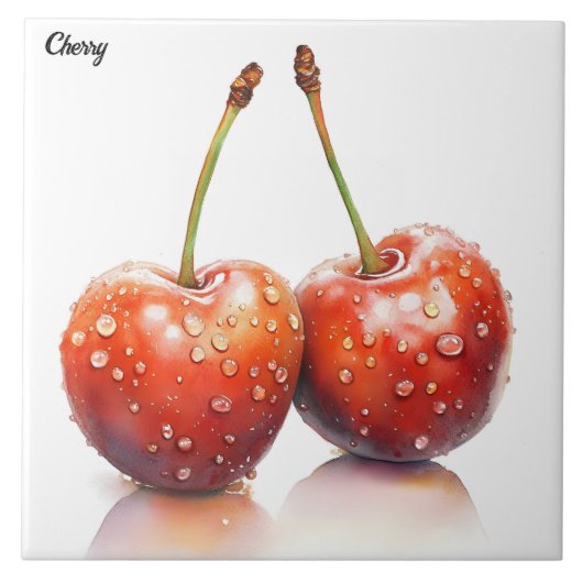 Cherry Fliese (Vorderseite)