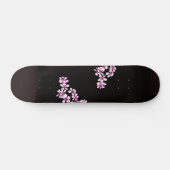 cherry flowers skateboard (Horizontal)