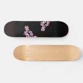 cherry flowers skateboard (Horizontal)