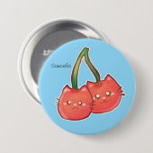 Cherry Fruchtkatzen Button (Vorne & Hinten)