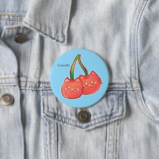 Cherry Fruchtkatzen Button (Beispiel)