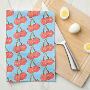 Cherry Fruchtkatzen Geschirrtuch