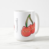 Cherry Fruchtkatzen Kaffeetasse (VorderseiteRechts)