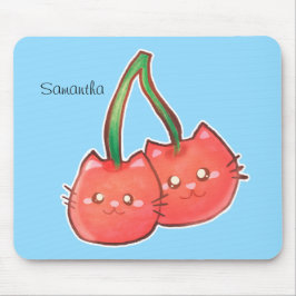 Cherry Fruchtkatzen Mousepad