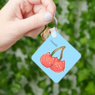 Cherry Fruchtkatzen Schlüsselanhänger