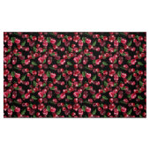 Cherry Fruit auf schwarz Stoff (Fat Quarter (45,7 x 55,9 cm))