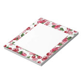 Cherry Fruit-Muster Notizblock (Rotiert)