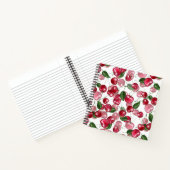 Cherry Fruit-Muster Notizblock (Innenseite)