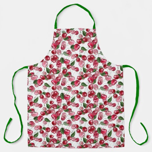 Cherry Fruit-Muster Schürze (Vorderseite)