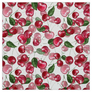 Cherry Fruit-Muster Stoff