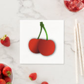 Cherry Fruit Napkin Serviette (Beispiel)