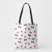 Cherry Fruit Repeat Pattern Design Tasche (Vorderseite)
