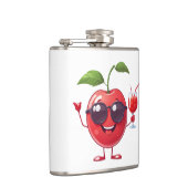 Cherry Fun Freude Urlaub Tropische Getränke Party Flachmann (Rechts)