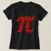 Cherry Funny Pi Day Pie T-Shirt (Design vorne)