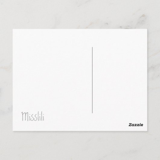 Cherry geisha postkarte (Rückseite)