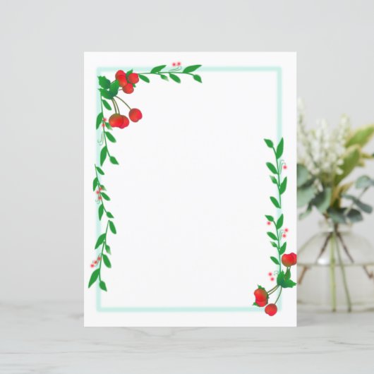 Cherry Gerahmt Stationary (Stehend Vorderseite)