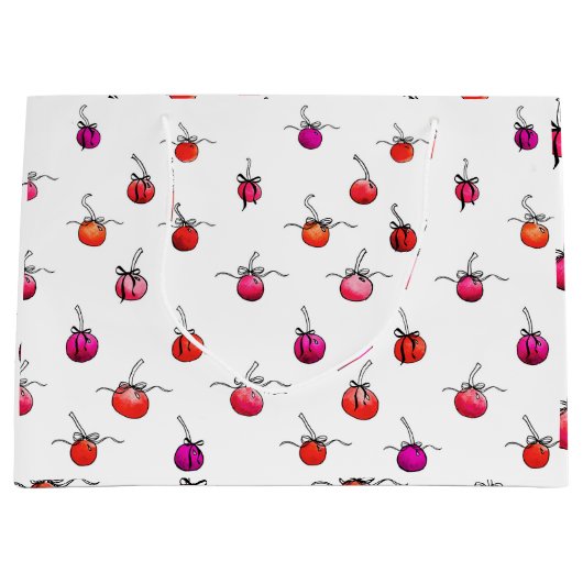 Cherry Geschenkpapier Große Geschenktüte (Vorderseite)