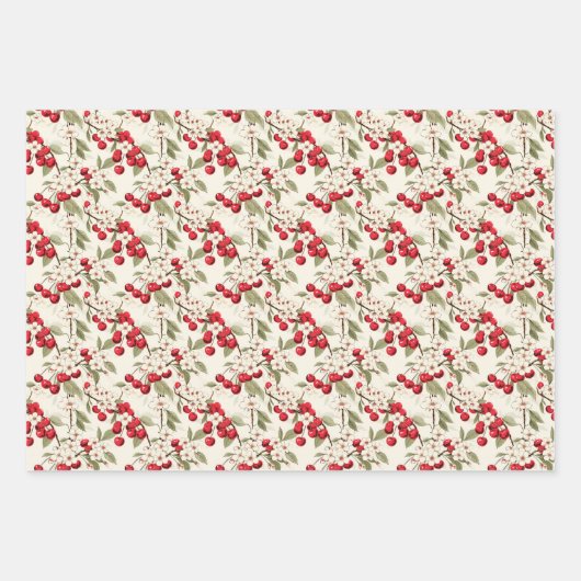 Cherry Geschenkpapier Set (Vorderseite 2)