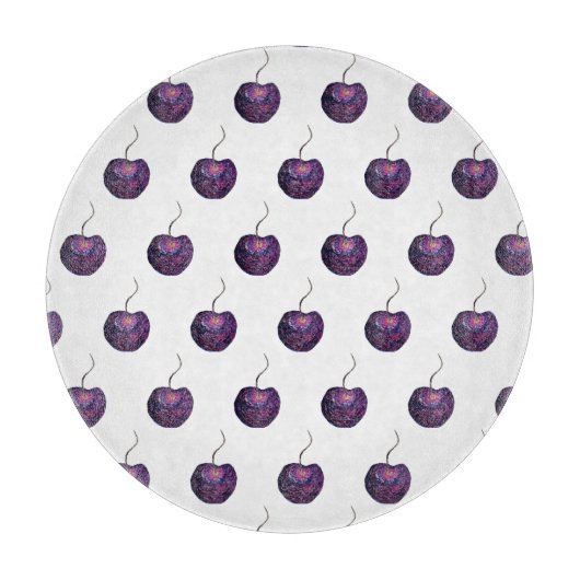 Cherry Glass Cutting Board Schneidebrett (Vorderseite)
