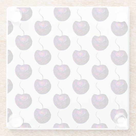 Cherry Glass Untersetzer (Rückseite)